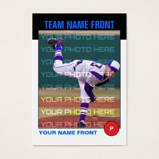 Retro Baseball Trading Kaart