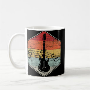 Retro Basgitaar Koffiemok