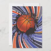 Retro Basketball Kaart (Voorkant)
