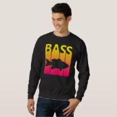 Retro Bass Fishing Trui (Voorkant volledig)