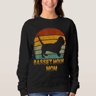Retro Basset Hound Ma Doxie Dog Eigenaar moeder Pe Trui