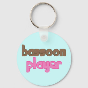 Retro Bassoon Sleutelhanger