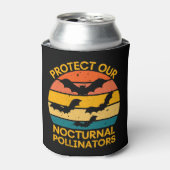 Retro Bat Spooky Blikjeskoeler (Blikje Voorkant)