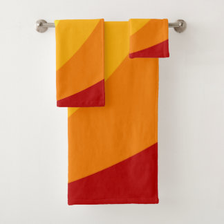 Retro Bath Towels- Beach Tropical Summer Colors Bad Handdoek
