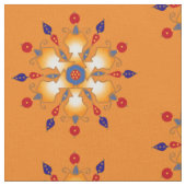 Retro Batik Stof (Close Up)