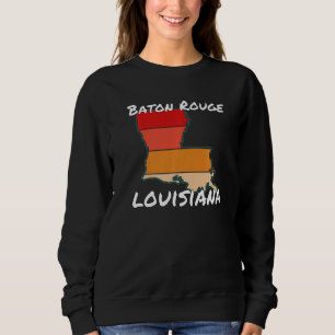 Retro Baton Rouge LA Louisiana Kleding Souvenir 3 Trui
