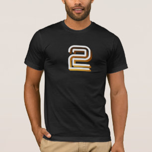 Retro BBC2 TV2 logo T-shirt