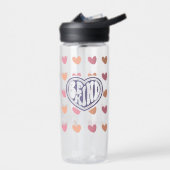 Retro Be Kind Heart Patroon Waterfles (Links)
