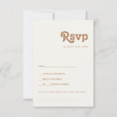 Retro Beach | Aqua Song Request RSVP Card Kaartje (Voorkant)