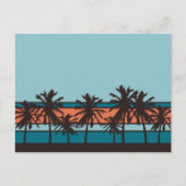 Retro Beach Briefkaart (Voorkant)