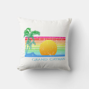 Retro Beach Grand Cayman Kussen