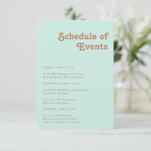 Retro Beach | Programme des événements Aqua (Debout devant)