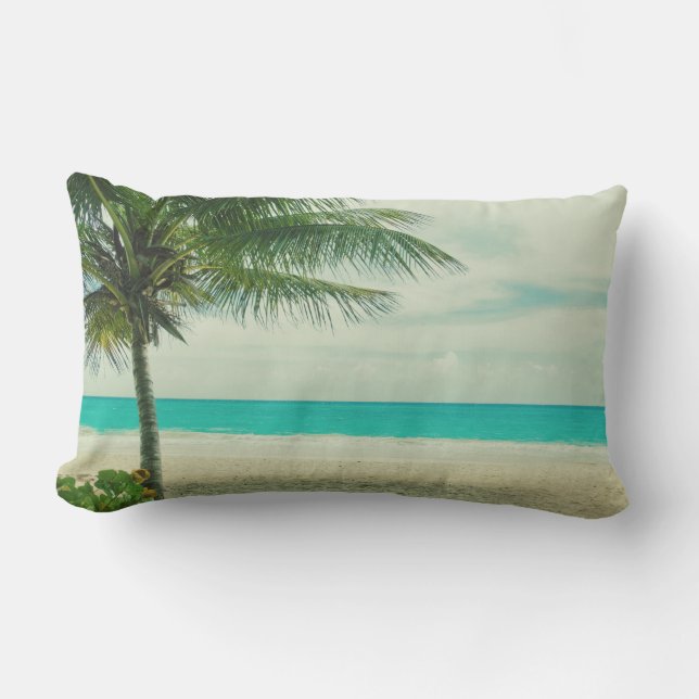 Retro Beach Thema Kussen (Voorkant)