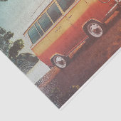 Retro  Beach Van Surfer Decoupage Papier (Detail)