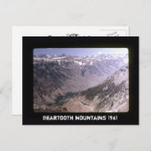 Retro Beartooth Bergen Schilderachtig snelweg land Briefkaart (Voorkant / Achterkant)
