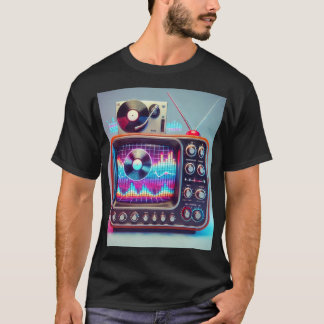 Retro Beatwave:  vibes, moderne groove! T-shirt