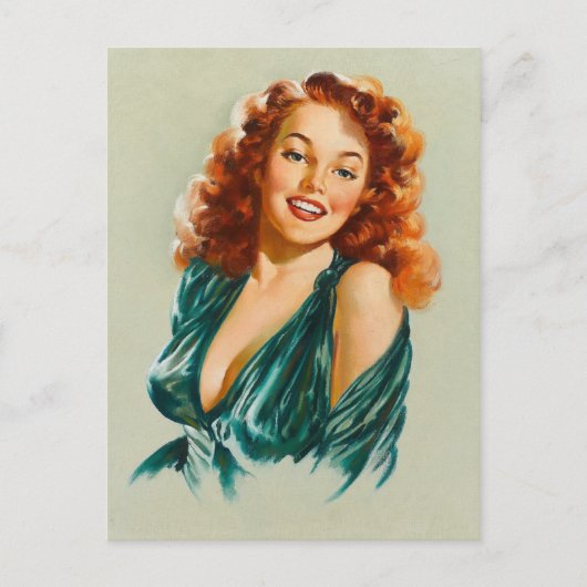 Retro Beauty 06 Briefkaart (Voorkant)