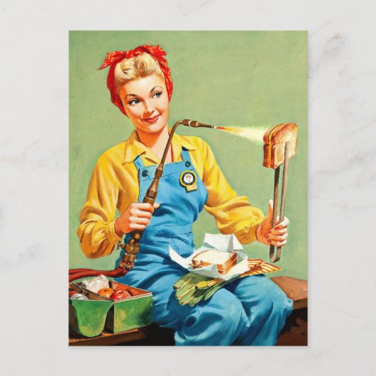 Retro Beauty 38 Briefkaart (Voorkant)