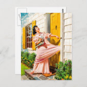 Retro Beauty 64 Briefkaart (Voorkant / Achterkant)