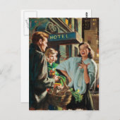 Retro Beauty 75 Briefkaart (Voorkant / Achterkant)