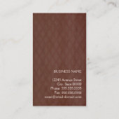 Retro Beauty - Hair Salon Stylist Benoeming Afsprakenkaartje (Achterkant)