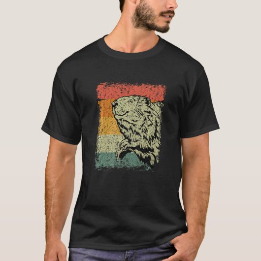 Retro Beaver Beaver T-shirt (Voorkant)