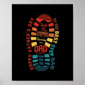 Retro bedankt dat je naar Stap Pa bent gegaan Poster (Voorkant)