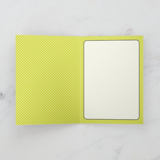 Retro Bee & Flowers Moederdag Kaart (Binnen)