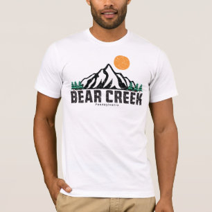 Retro Beer Creek Ski Sunset T-shirt
