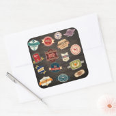 Retro Beer Étiquettes Collage (Enveloppe)