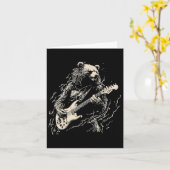 Retro Beer met gitarist Musi Kaart (Gele Bloem)