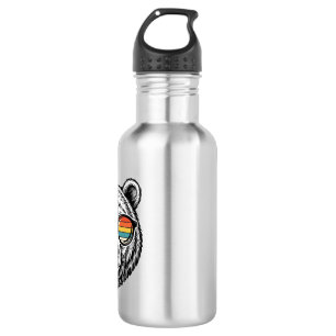 Retro Beer Zonnebril Vector Grafisch Ontwerp_1 Waterfles