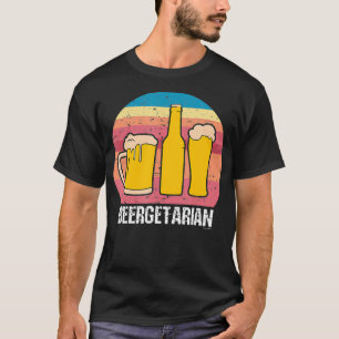Retro Beergetarian Beer Craft T-shirt