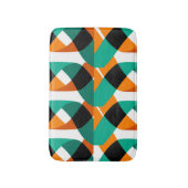 Retro behang:  ontwerp badmat (Voorkant Verticaal)