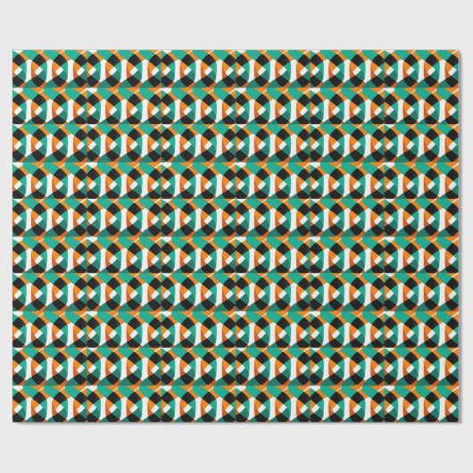 Retro behang: ontwerp cadeaupapier (Vlak)