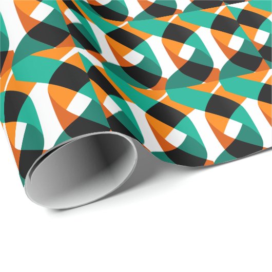 Retro behang: ontwerp cadeaupapier (Rol Hoek)