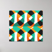 Retro behang:  ontwerp canvas afdruk (Voorkant)