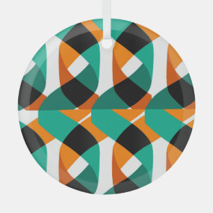 Retro behang:  ontwerp glas ornament