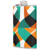 Retro behang:  ontwerp heupfles (Links)