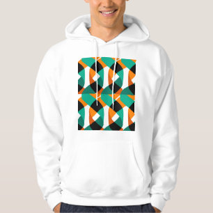 Retro behang: ontwerp hoodie