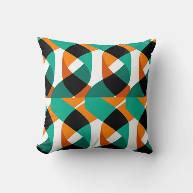 Retro behang:  ontwerp kussen (Voorkant)