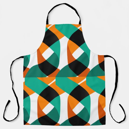 Retro behang: ontwerp schort (Voorkant)
