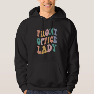 Retro Beheerders Team Terug naar School Front Offi Hoodie