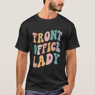 Retro Beheerders Team Terug Naar School Front Offi T-shirt