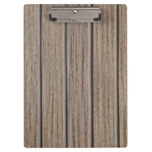 Retro Beige Bamboe Textielpatroonplaat Klembord