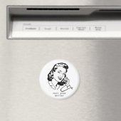  retro bel je moeder grappige magneet (Insitu (Vaatwasser))