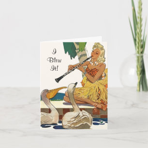 Retro Belated Birthday Oops Card Cards die ik heb Kaart