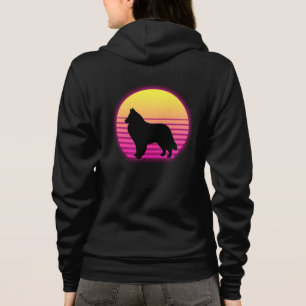 Retro Belgium Sheepdog Women's Hoodie