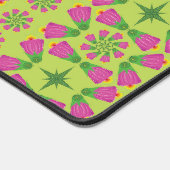 Retro Bell Fleur Mandalas Green Desk Mat (Coin)