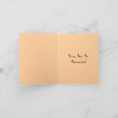 Retro bent u dame de vol ontzag van de zo kaart (Binnen)